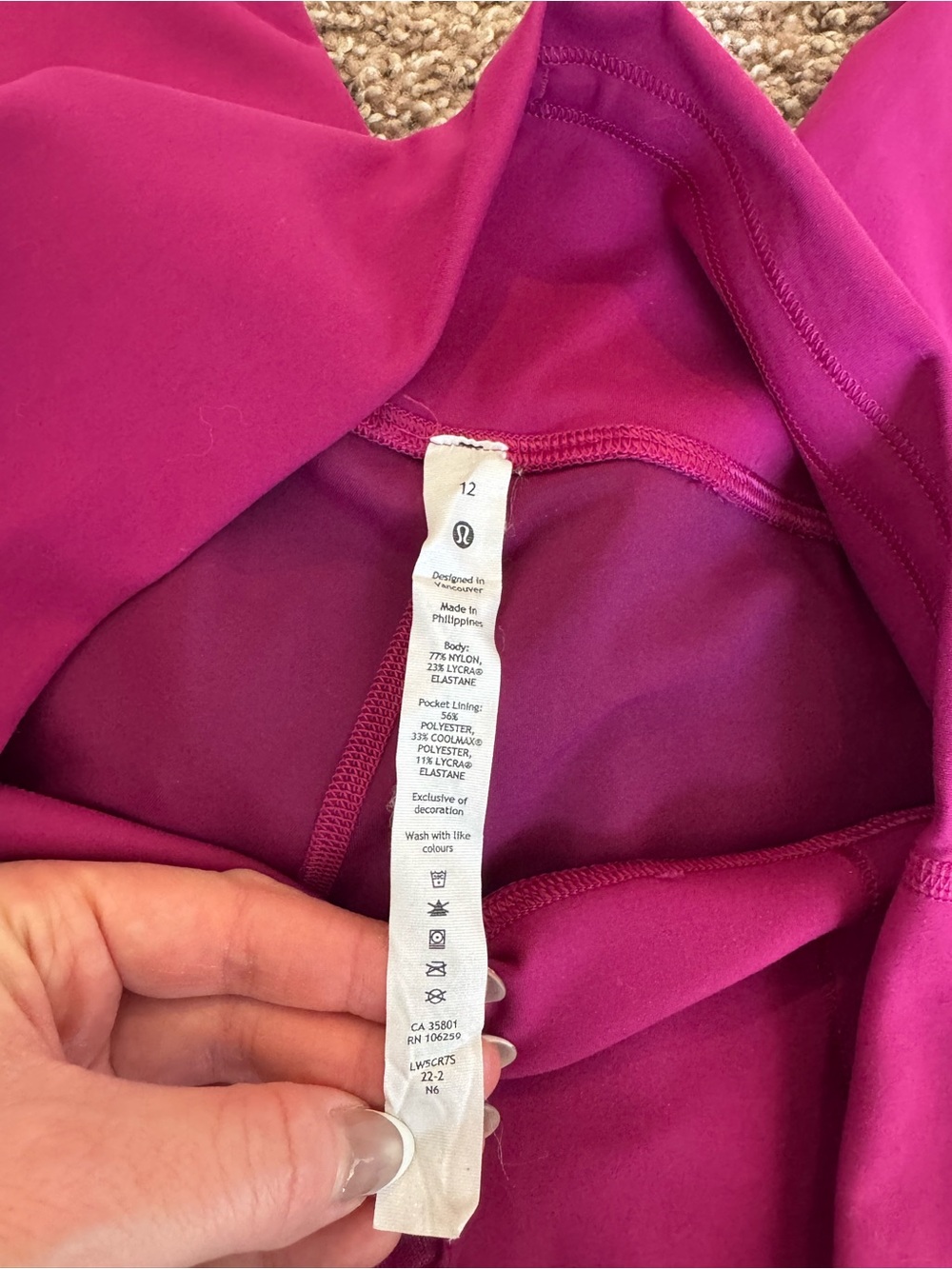 Lululemon Wunder Leggings - Picture 3 of 3